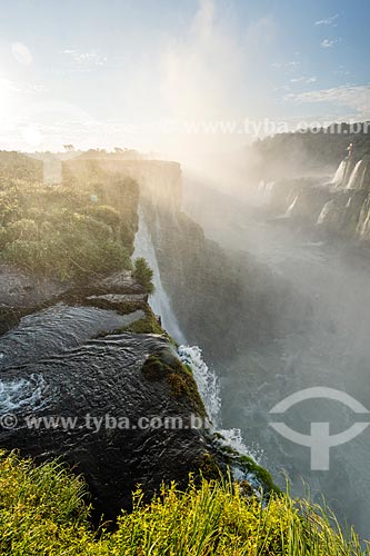  View of the Devils Throat waterfall - Iguassu National Park  - Foz do Iguacu city - Parana state (PR) - Brazil