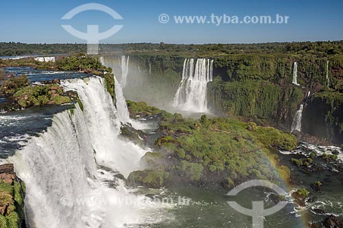  View of the Iguassu Waterfalls - Iguassu National Park  - Foz do Iguacu city - Parana state (PR) - Brazil