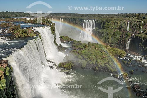  View of the Iguassu Waterfalls - Iguassu National Park  - Foz do Iguacu city - Parana state (PR) - Brazil