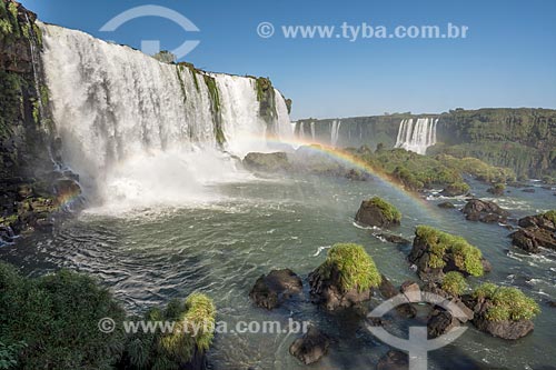  View of the Iguassu Waterfalls - Iguassu National Park  - Foz do Iguacu city - Parana state (PR) - Brazil