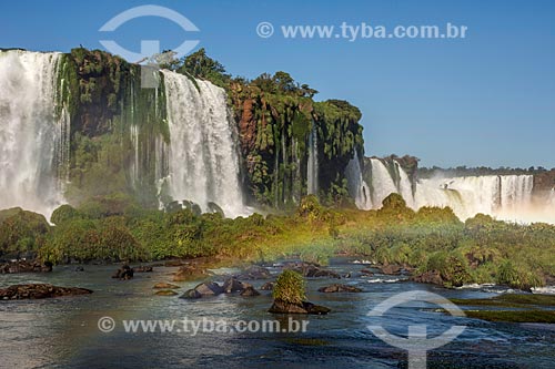  View of the Iguassu Waterfalls - Iguassu National Park  - Foz do Iguacu city - Parana state (PR) - Brazil