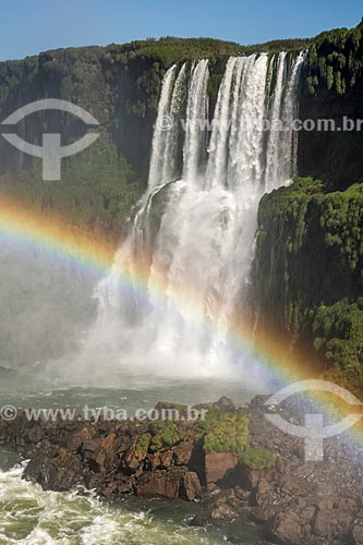  View of the Iguassu Waterfalls - Iguassu National Park  - Foz do Iguacu city - Parana state (PR) - Brazil