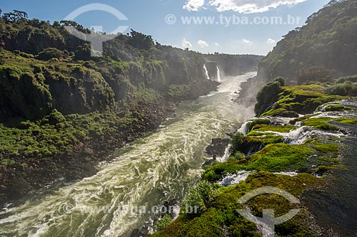  View of the Iguassu Waterfalls - Iguassu National Park  - Foz do Iguacu city - Parana state (PR) - Brazil