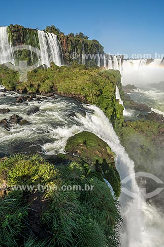  View of the Iguassu Waterfalls - Iguassu National Park  - Foz do Iguacu city - Parana state (PR) - Brazil