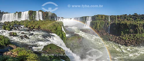  View of the Iguassu Waterfalls - Iguassu National Park  - Foz do Iguacu city - Parana state (PR) - Brazil