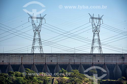  Transmission towers - Itaipu Hydrelectric Plant  - Foz do Iguacu city - Parana state (PR) - Brazil