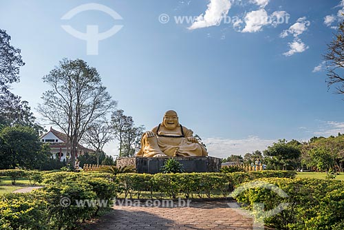  Sacred image of Maitreya Bodhisattva Buddhist (Mi La Pu-san Buddha) - Chen Tien Buddhist Center  - Foz do Iguacu city - Parana state (PR) - Brazil