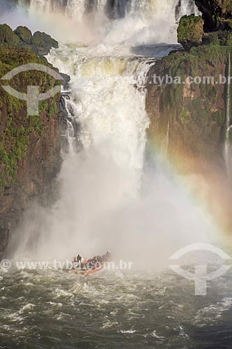  View of the Iguassu Waterfalls - Iguassu National Park  - Foz do Iguacu city - Parana state (PR) - Brazil