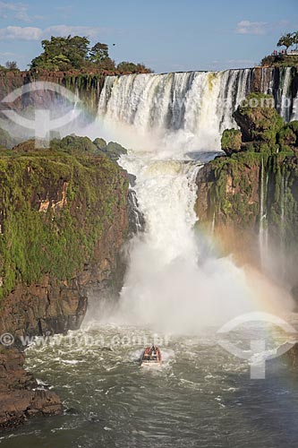  View of the Iguassu Waterfalls - Iguassu National Park  - Foz do Iguacu city - Parana state (PR) - Brazil