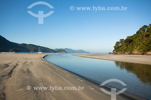  Mouth of river - Dois Rios Beach waterfront  - Angra dos Reis city - Rio de Janeiro state (RJ) - Brazil