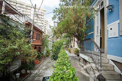  Facade of historic houses - Angelina Village  - Rio de Janeiro city - Rio de Janeiro state (RJ) - Brazil