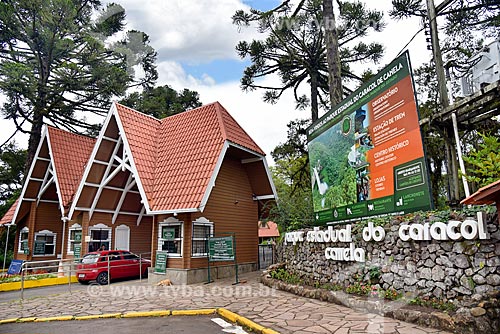 Entrance of the Caracol State Park  - Canela city - Rio Grande do Sul state (RS) - Brazil