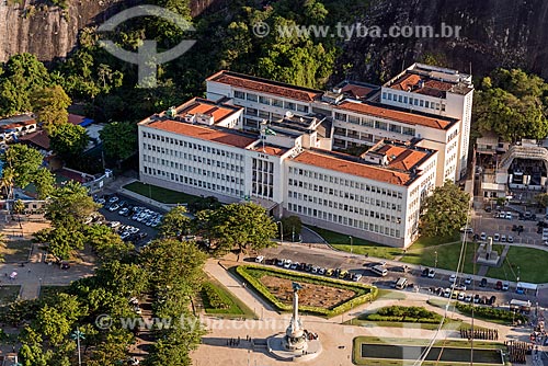  View of the General Tiburcio Square and Military Institute of Engineering during crossing between the Urca Mountain  - Rio de Janeiro city - Rio de Janeiro state (RJ) - Brazil