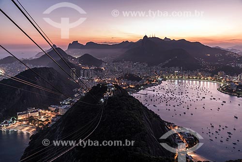  View of Sugar Loaf during crossing between the Urca Mountain  - Rio de Janeiro city - Rio de Janeiro state (RJ) - Brazil