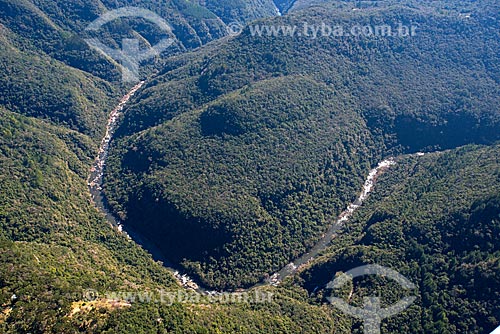  Aerial photo of the Ferradura Valley  - Canela city - Rio Grande do Sul state (RS) - Brazil
