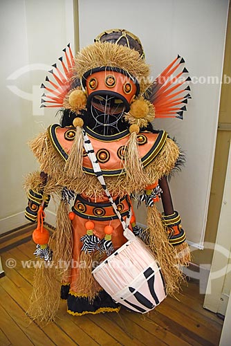  Folk costume - Exhibition Africa - past and present - on exhibit - National Museum - old Sao Cristovao Palace  - Rio de Janeiro city - Rio de Janeiro state (RJ) - Brazil