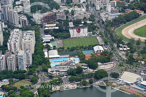  Aerial photo of the Clube de Regatas do Flamengo  - Rio de Janeiro city - Rio de Janeiro state (RJ) - Brazil