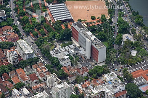  Aerial photo of the Lagoa Federal Hospital (1958)  - Rio de Janeiro city - Rio de Janeiro state (RJ) - Brazil
