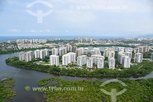  Aerial photo of the Peninsula Residential Condominium  - Rio de Janeiro city - Rio de Janeiro state (RJ) - Brazil