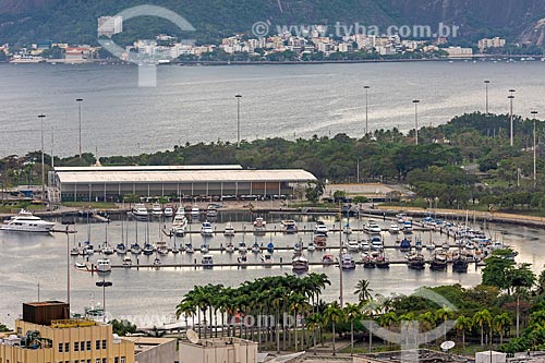  Top view of the Marina da Gloria (Marina of Gloria)  - Rio de Janeiro city - Rio de Janeiro state (RJ) - Brazil