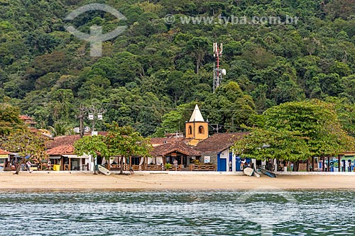 View of the Vila do Abraao (Abraao Village) from Ilha Grande Bay  - Angra dos Reis city - Rio de Janeiro state (RJ) - Brazil