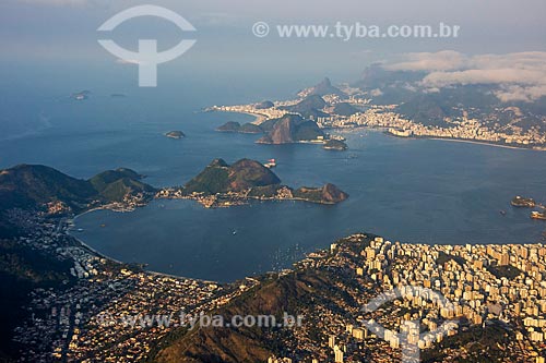  Aerial photo of the Saint Francis Beach  - Niteroi city - Rio de Janeiro state (RJ) - Brazil