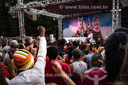  Outdoor catholic mass to Saint George day - Saint Goncalo Garcia and Saint George Church  - Rio de Janeiro city - Rio de Janeiro state (RJ) - Brazil