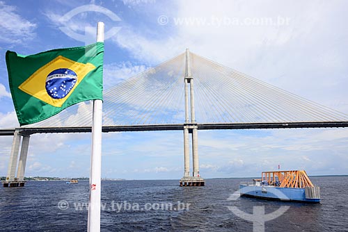  Journalist Phelippe Daou Bridge (2011) - also known as Negro River Bridge  - Manaus city - Amazonas state (AM) - Brazil