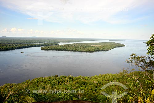  View from the Mountain ranges of the Tapuruquara trail with the Negro River  - Santa Isabel do Rio Negro city - Amazonas state (AM) - Brazil