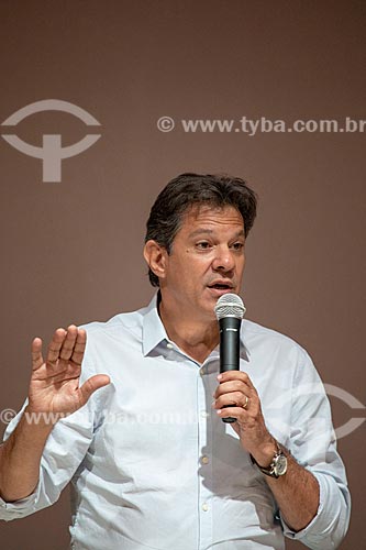  Fernando Haddad - presidential candidate for the  Workers Party (PT) - during a debate at the Rio de Janeiro Engineering Club  - Rio de Janeiro city - Rio de Janeiro state (RJ) - Brazil