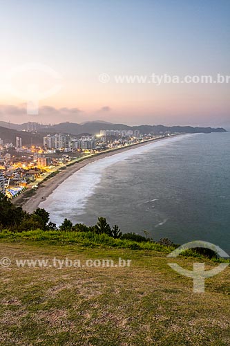  View of Brava Beach from Careca Hill  - Balneario Camboriu city - Santa Catarina state (SC) - Brazil