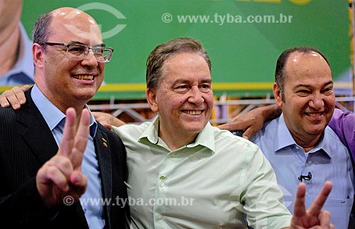  Wilson Witzel - candidate for governor for the Christian Social Party (PSC) - Paulo Rabello and Pastor Everaldo during meeting - Monte Sinai Club (Mount Sinai Club)  - Rio de Janeiro city - Rio de Janeiro state (RJ) - Brazil