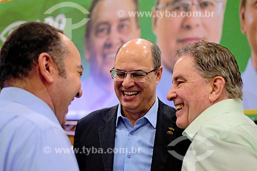  Pastor Everaldo, Wilson Witzel - candidate for governor for the Christian Social Party (PSC) - and Paulo Rabello during meeting - Monte Sinai Club (Mount Sinai Club)  - Rio de Janeiro city - Rio de Janeiro state (RJ) - Brazil