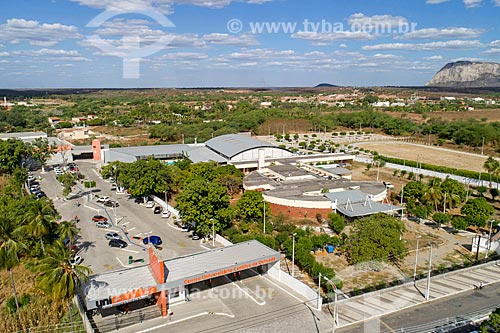  Picture taken with drone of the Catholic University Center of Quixada (Unicatolica)  - Quixada city - Ceara state (CE) - Brazil