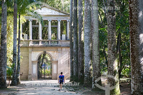  Portico of old Imperial Academy of Fine Arts - Botanical Garden of Rio de Janeiro  - Rio de Janeiro city - Rio de Janeiro state (RJ) - Brazil