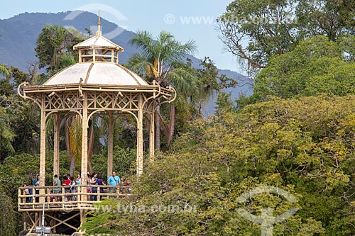  View of lake of the Bandstand of Quinta da Boa Vista - also known as Chinese Pagoda  - Rio de Janeiro city - Rio de Janeiro state (RJ) - Brazil