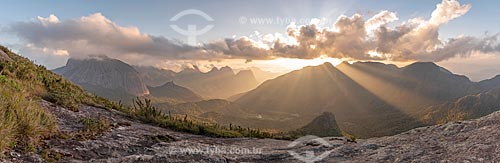  General view of the Tres Picos State Park during the sunset  - Teresopolis city - Rio de Janeiro state (RJ) - Brazil