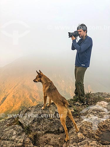  Photographer - trail - Tres Picos State Park  - Teresopolis city - Rio de Janeiro state (RJ) - Brazil