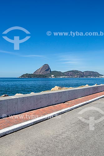  View of the Sugarloaf from Brazilian Naval Academy - Island of Villegagnon - occupied by the French from 1555 to 1562  - Rio de Janeiro city - Rio de Janeiro state (RJ) - Brazil