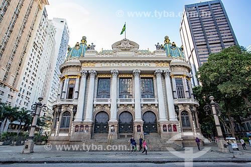  Facade of the Municipal Theater of Rio de Janeiro (1909)  - Rio de Janeiro city - Rio de Janeiro state (RJ) - Brazil