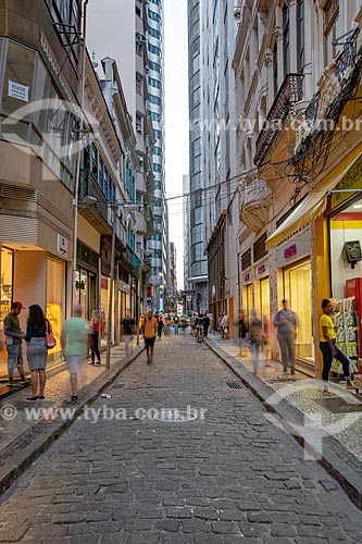  Stores - Ouvidor Street during the nightfall  - Rio de Janeiro city - Rio de Janeiro state (RJ) - Brazil