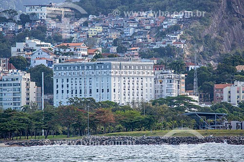  View of the Gloria Palace Hotel (1922) from Guanabara Bay  - Rio de Janeiro city - Rio de Janeiro state (RJ) - Brazil
