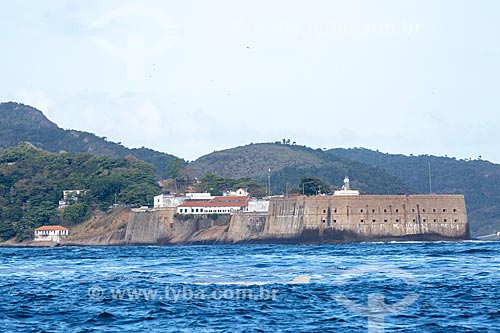  View of the Santa Cruz da Barra Fortress (1612) from Guanabara Bay  - Niteroi city - Rio de Janeiro state (RJ) - Brazil