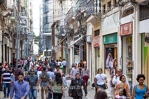  Pedestrians - Ouvidor Street near to Goncalves Dias Street  - Rio de Janeiro city - Rio de Janeiro state (RJ) - Brazil