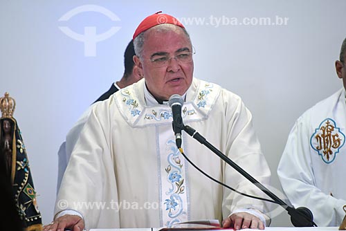  Dom Orani Joao Tempesta - archbishop of Rio de Janeiro during the solemnity for the 87 years of the Christ the Redeemer  - Rio de Janeiro city - Rio de Janeiro state (RJ) - Brazil
