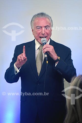  President Michel Temer during the solemnity for the 87 years of the Christ the Redeemer  - Rio de Janeiro city - Rio de Janeiro state (RJ) - Brazil