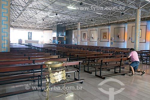  Inside of the Sanctuary of Our Lady of Immaculate Conception Queen of the Backwoods (1995)  - Quixada city - Ceara state (CE) - Brazil