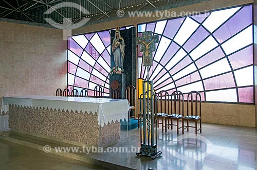  Altar of the Sanctuary of Our Lady of Immaculate Conception Queen of the Backwoods (1995)  - Quixada city - Ceara state (CE) - Brazil