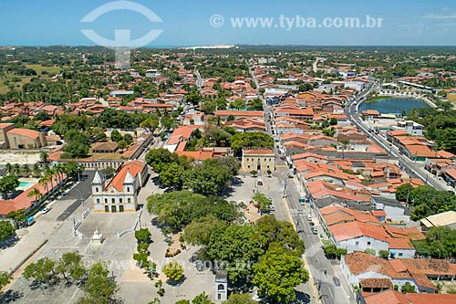  Picture taken with drone of the Aquiraz city  - Aquiraz city - Ceara state (CE) - Brazil