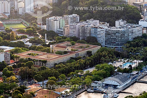  View of Praia Vermelha Campus of the Federal University of Rio de Janeiro from the Urca Mountain mirante - Sugarloaf  - Rio de Janeiro city - Rio de Janeiro state (RJ) - Brazil